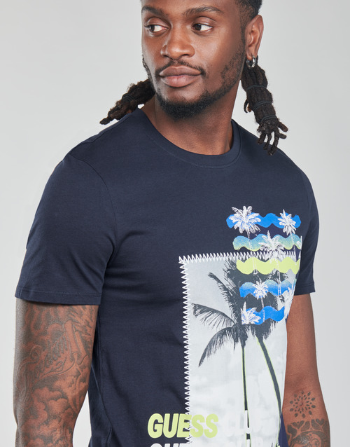 Guess - GUESS CLUB CN SS TEE - Marine