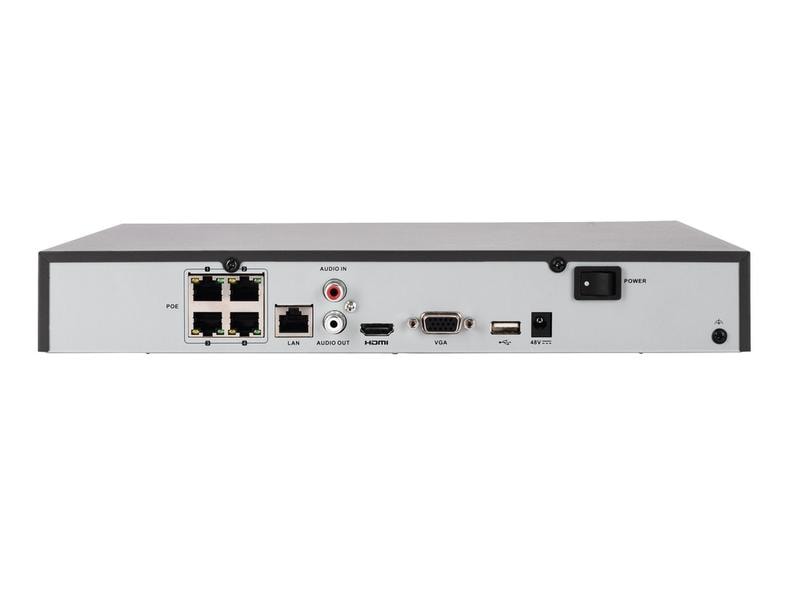 Abus Netzwerkrekorder TVVR36401 4 Kanal 0TB ABUS 4-Kanal-PoE-Netzwerkvideorekorder
