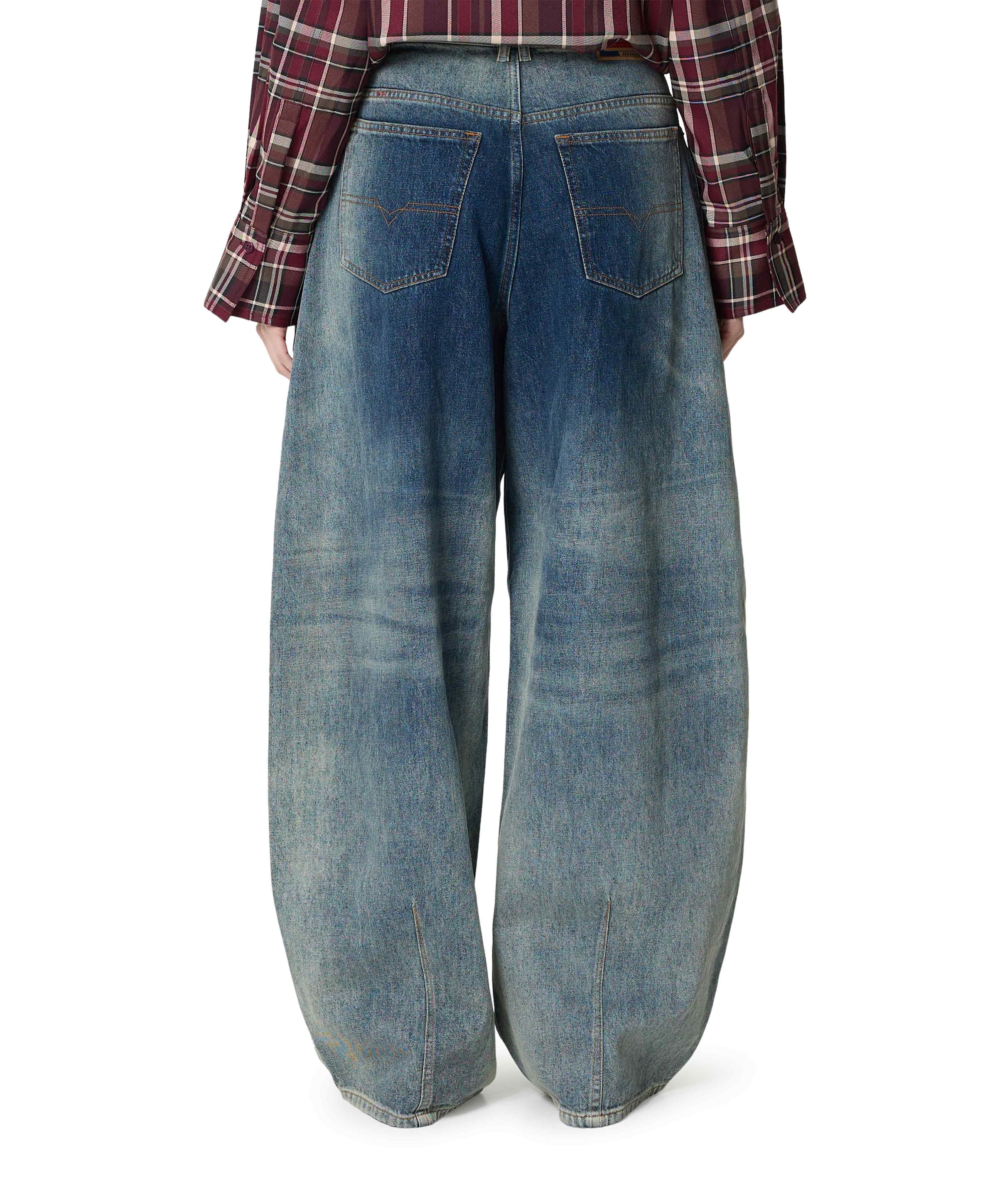 Diesel 1987 D-KHELZ-S dames jeans blauw