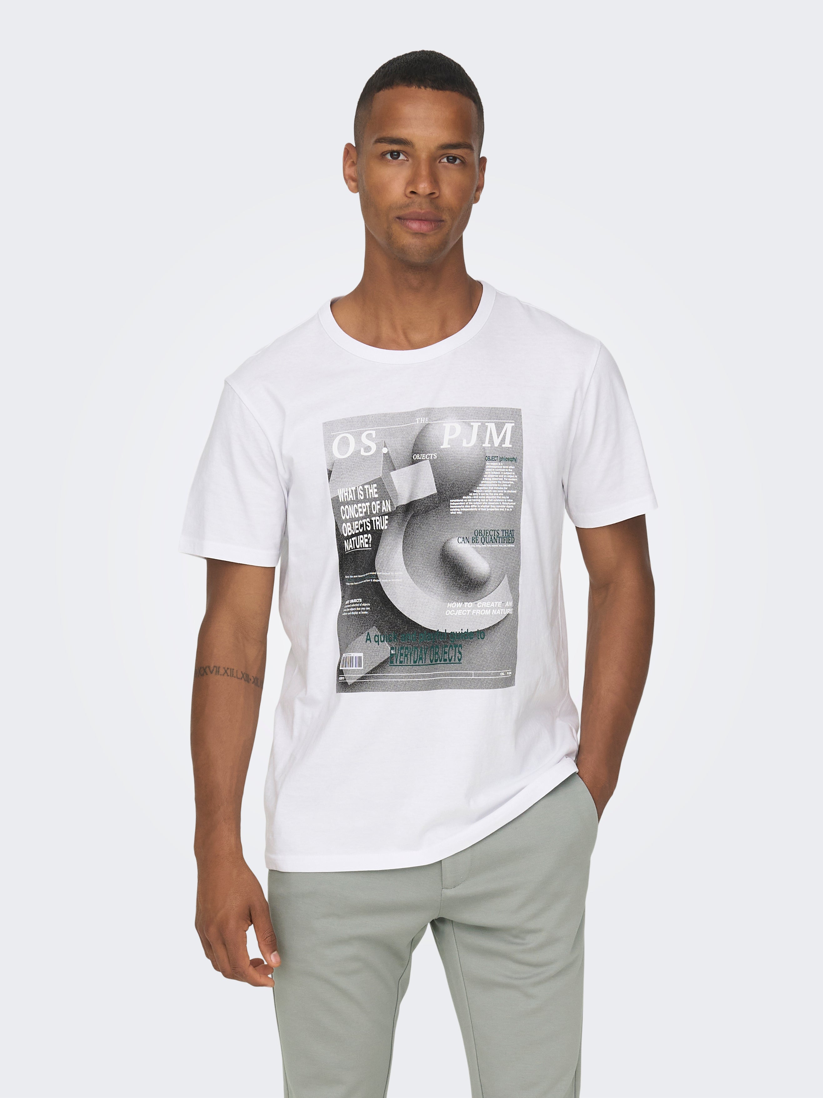 ONSTODD T-shirt Bright White