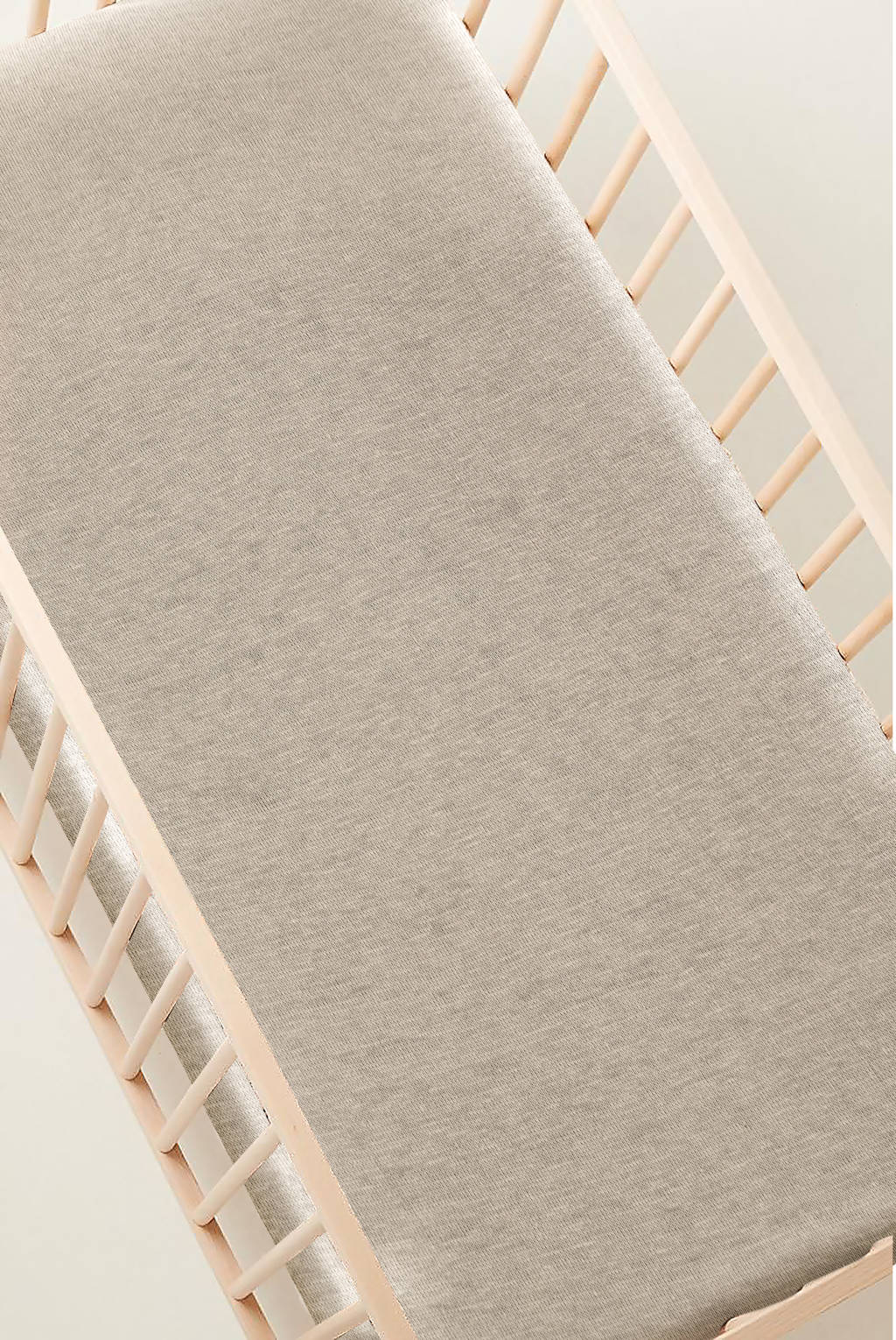 ledikant hoeslaken jersey 60x120 beige