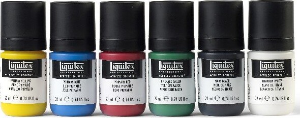 Liquitex - Akrylmaling Sæt - 6X22 ML