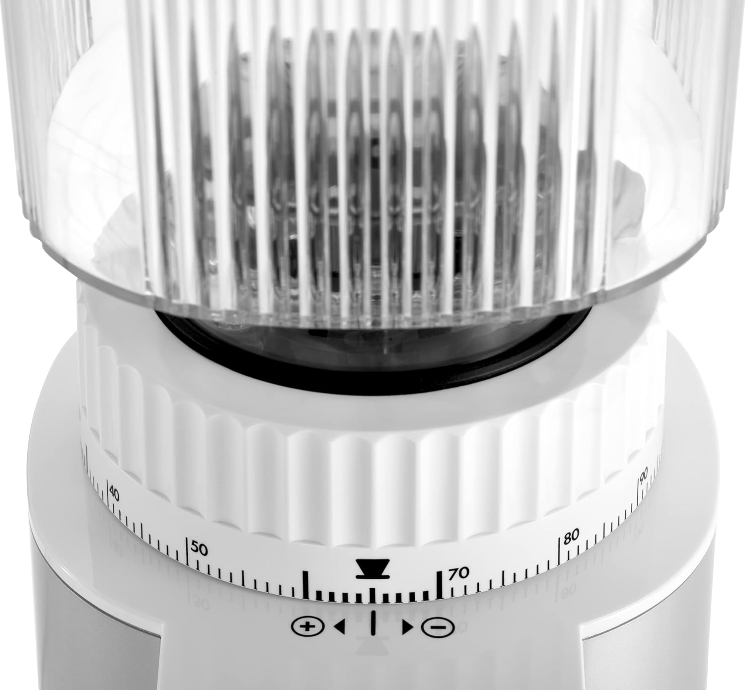 ZWILLING ENFINIGY Kaffeemühle für 1-12 Tassen, Elektrische Kaffeemühle mit aromaschonendem Kegelmahlwerk & einstellbarem Mahlgrad, Silber