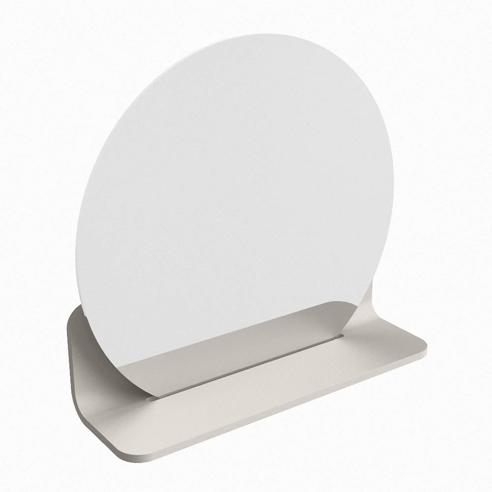 Mondiaz Spot spiegel rond Ø40cm met planchet linen