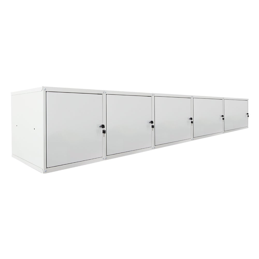 PROREGAL Mega Deal 5x locker cubes Cubic XL HxBxD 45 x 45 x 45 cm grijs