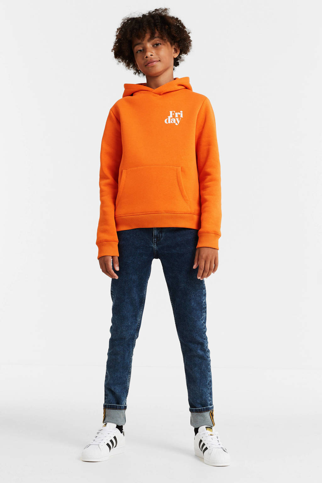 anytime slim fit jeans blauw