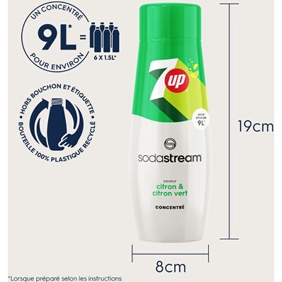 Sirop et concentré Sodastream Sirop Concentré 7up Soda