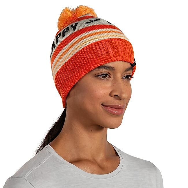 BROOKS RUNNING - BONNET HERITAGE POM BEANIE
