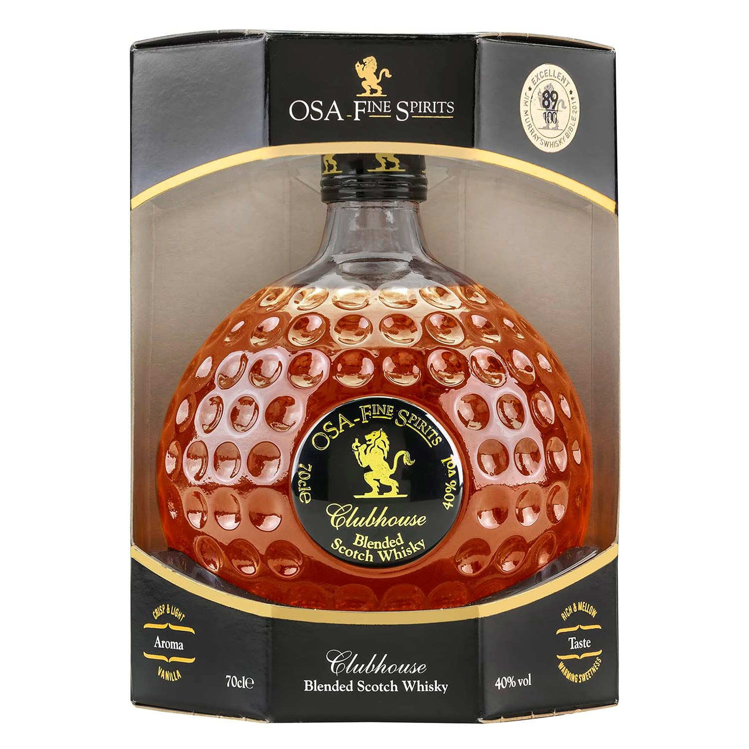 Whisky Old st Andrews Clubhouse balle de golf - 40%