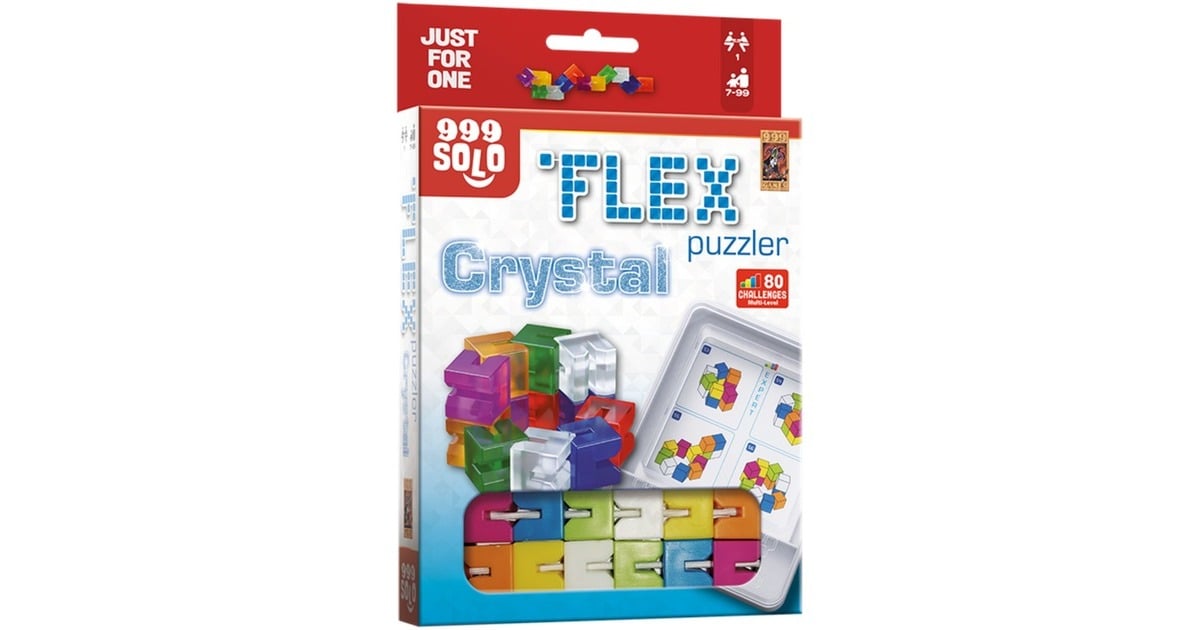 999 GamesFlex Puzzler Crystal Denkspel  (Nederlands, 1 speler, Vanaf 7 jaar, 80 opdrachten)