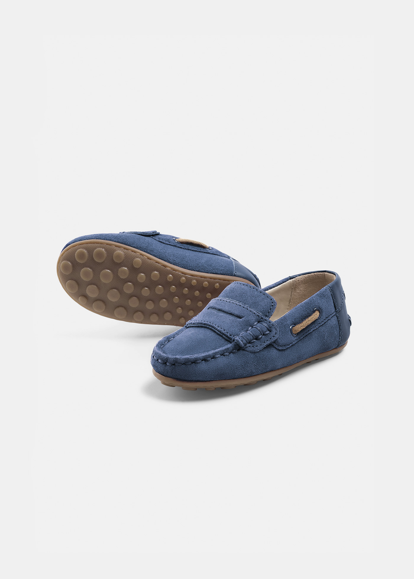 Mocassim de couro para bebê