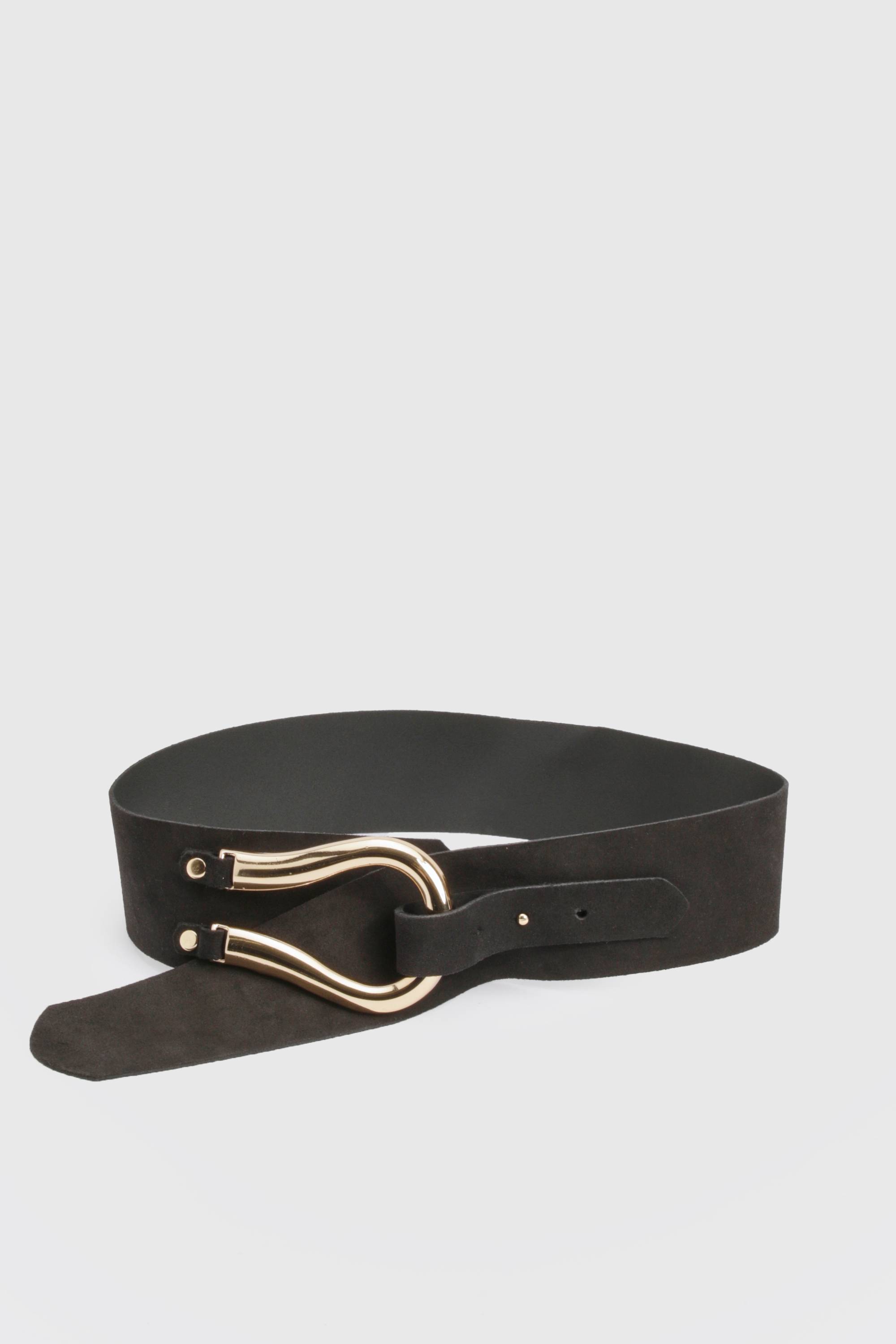 KarenMillen Ceinture Taille En Daim Avec Détail De Quincaillerie