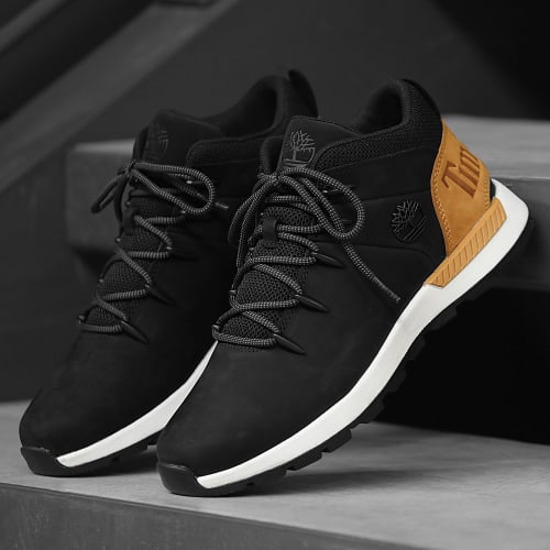 Baskets Sprint Trekker A24AB Black Nubuck Wheat