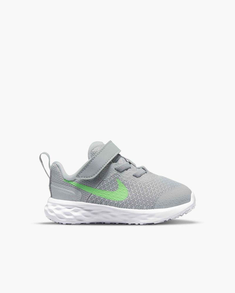 Chaussures Nike Revolution 6 Gris & Vert pour enfant