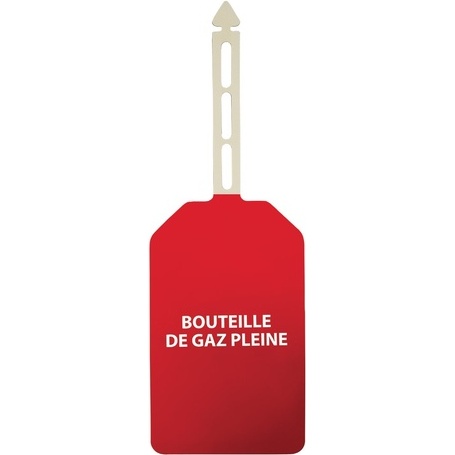 Plaquettes - Danger Bouteille de gaz pleine - Polyester