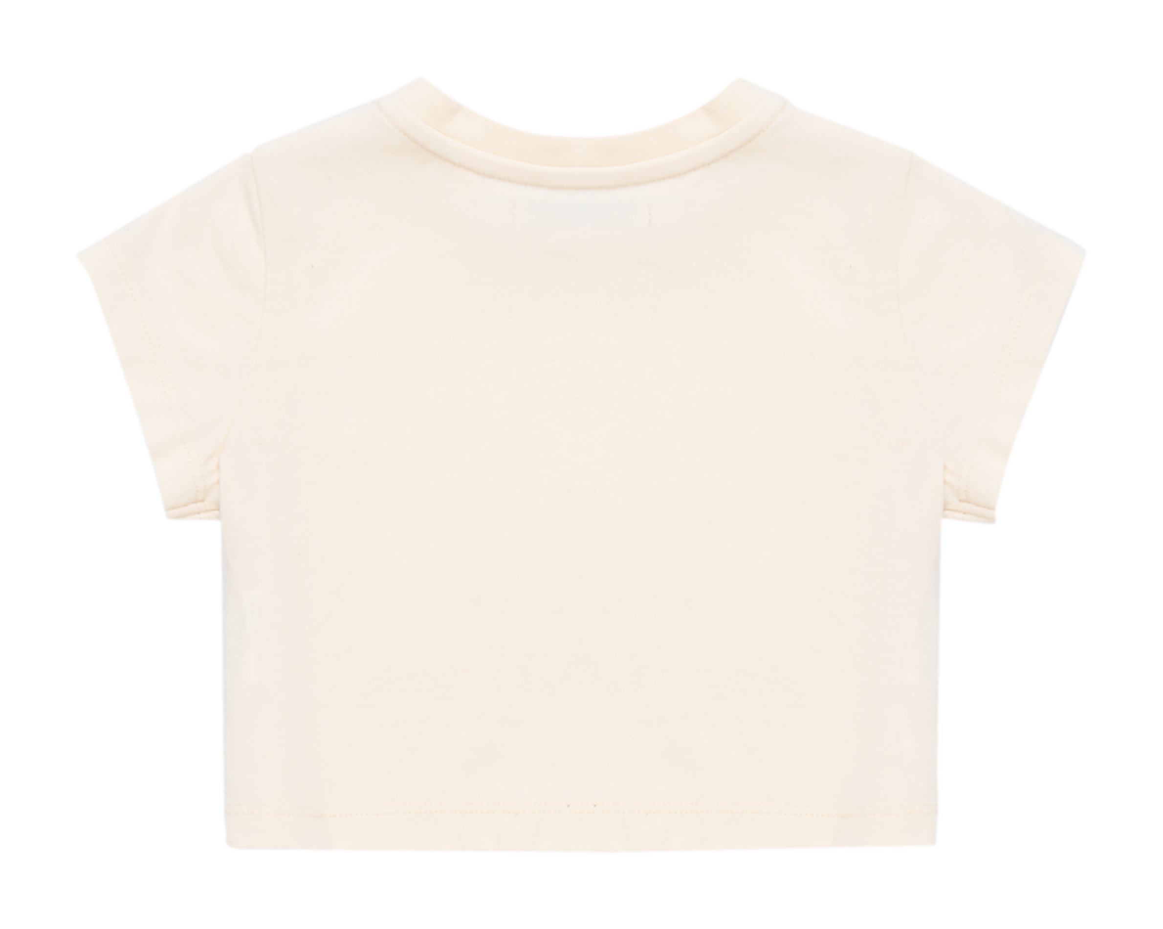 SOLE - Tee-shirt col rond en coton imprimé | Beige