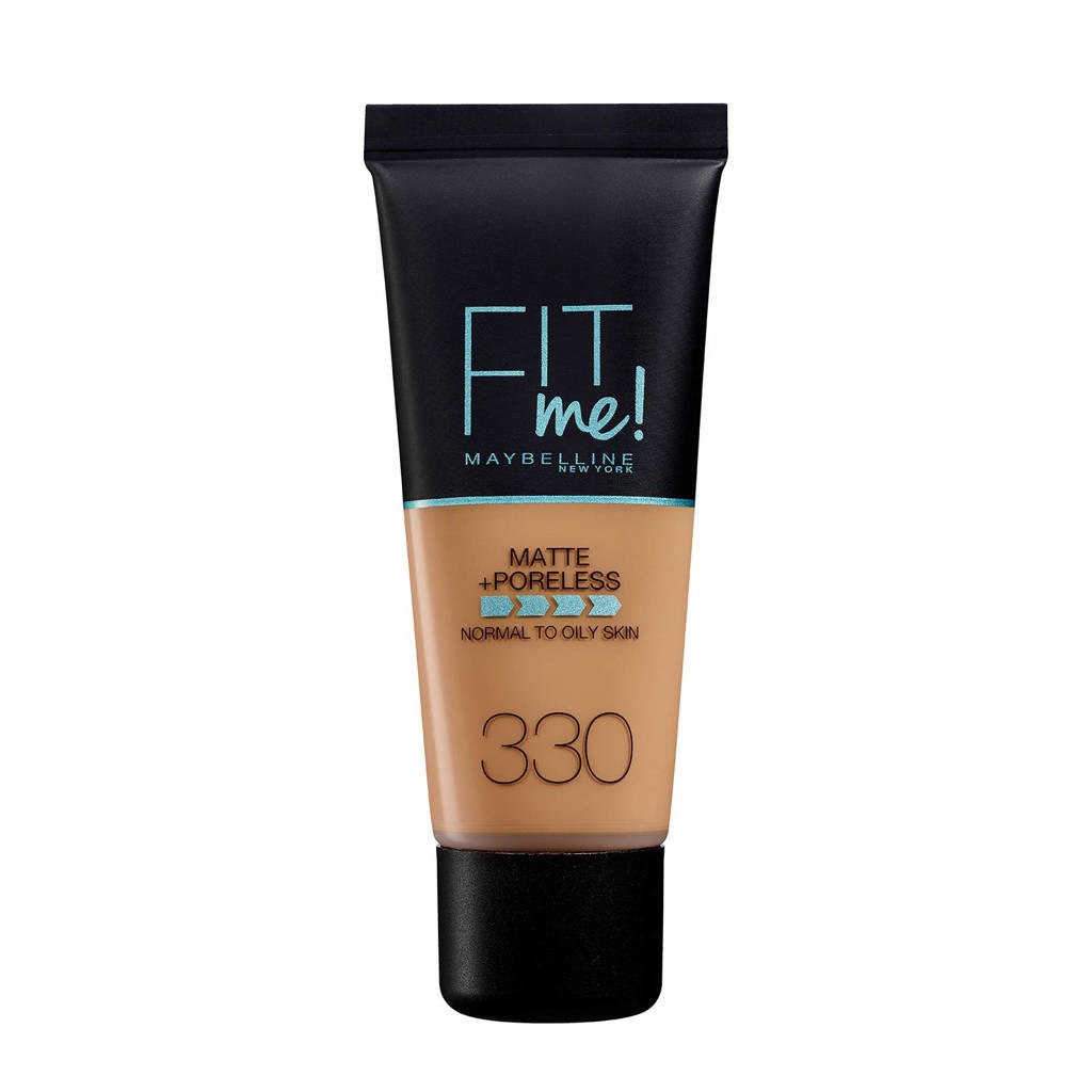 Dekkend maar blend niet fijnFit me! Matte + Poreless liquid foundation - 330 Toffee