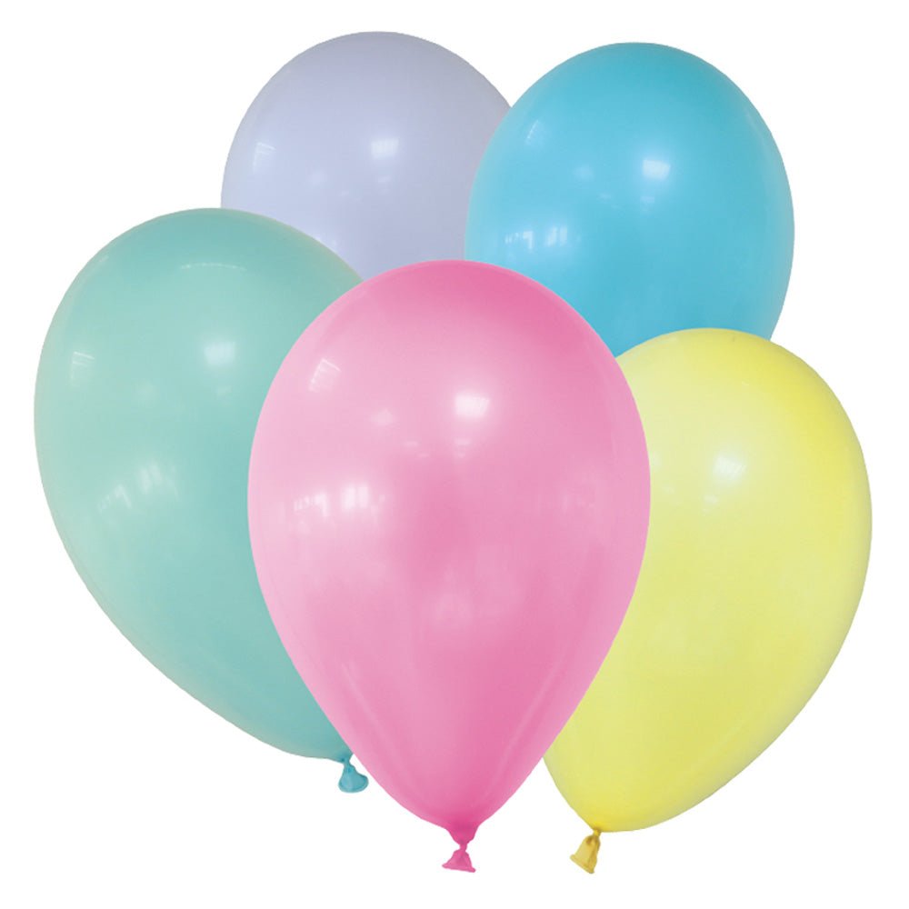 Gekleurde Ballonnen Pastel Leeg 12st