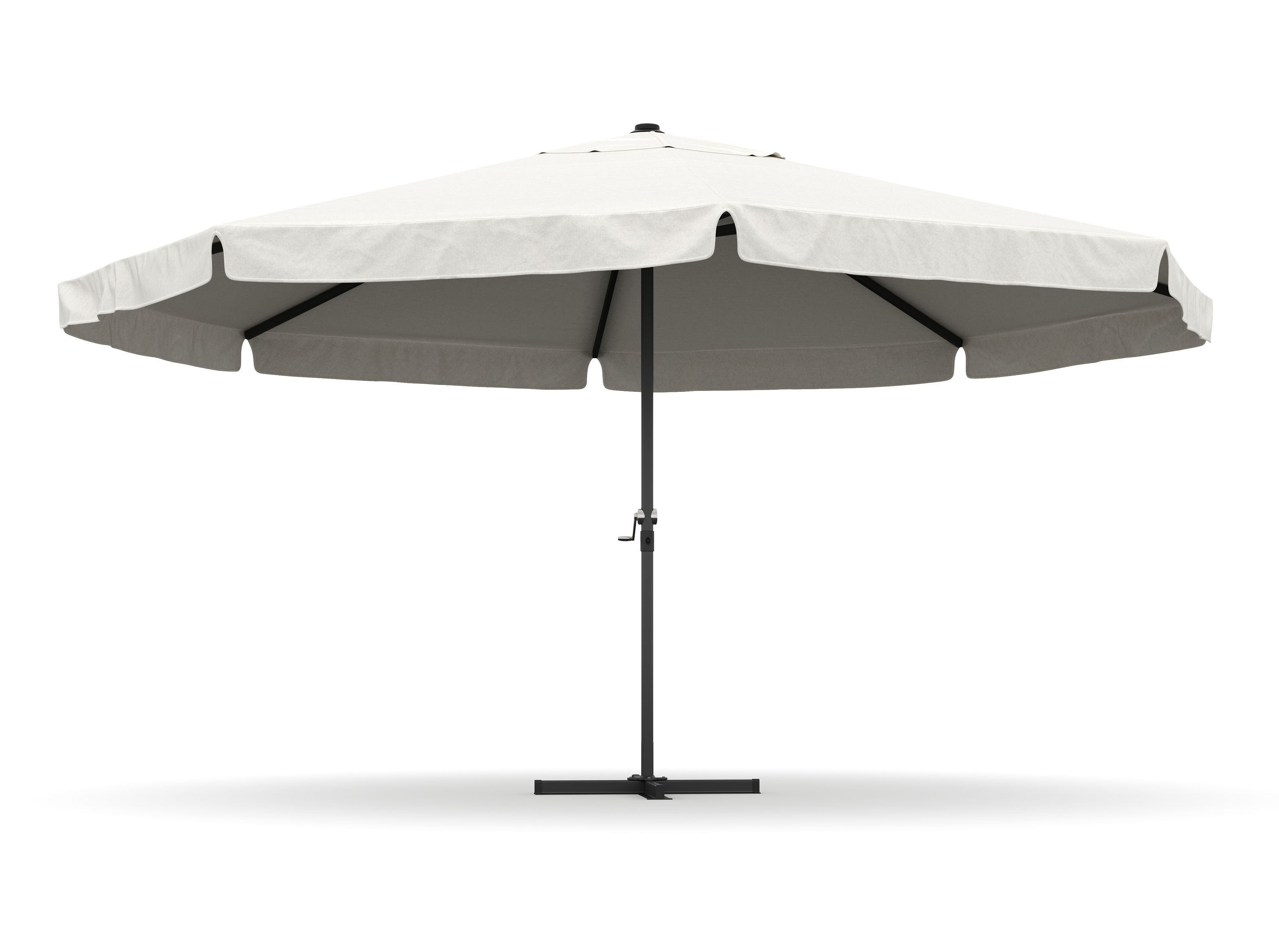 Sonnenschirm ZON 500 cm weiss
