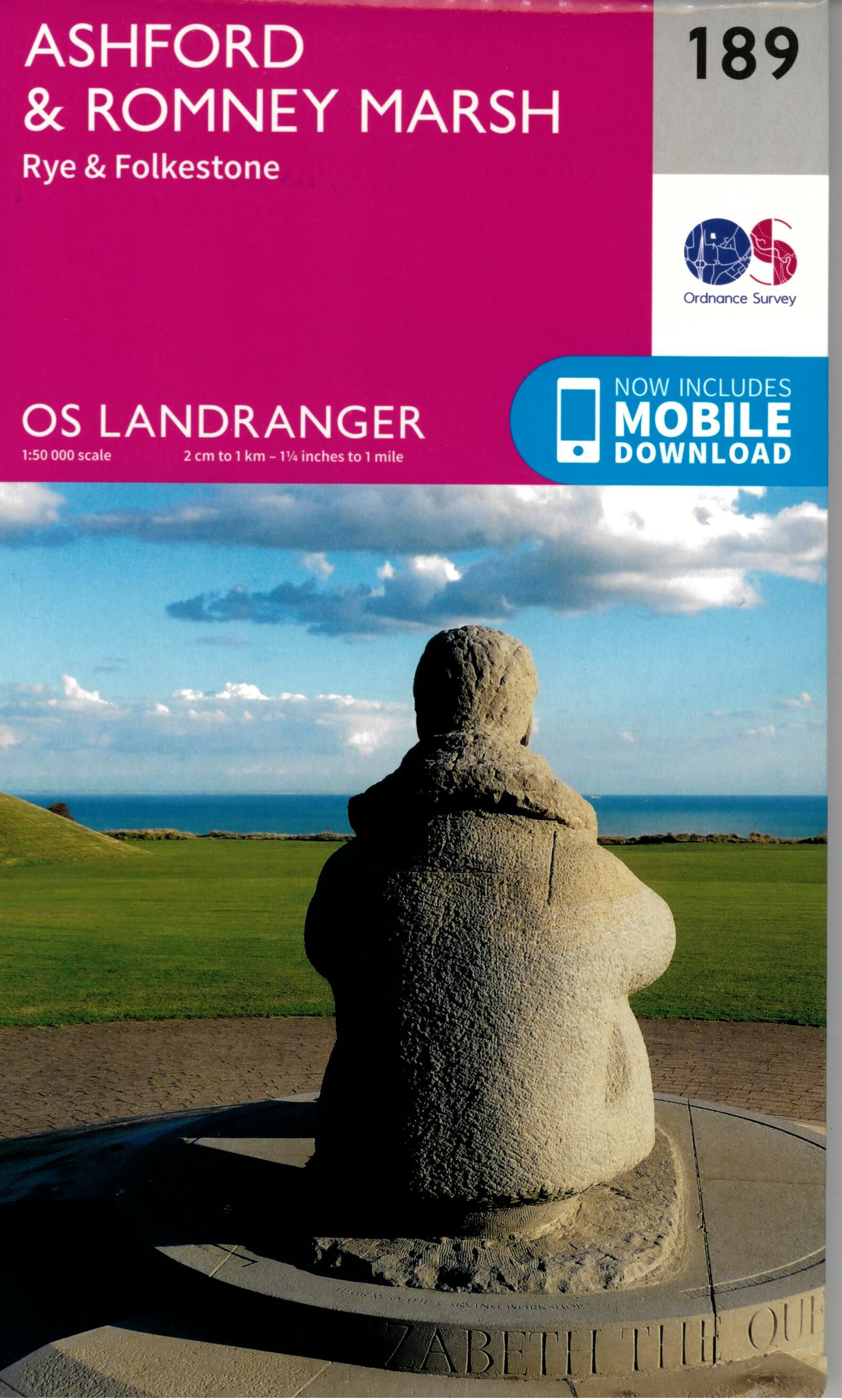 ORDNANCE SURVEY - 189 GB ASHFORD 1 50 000