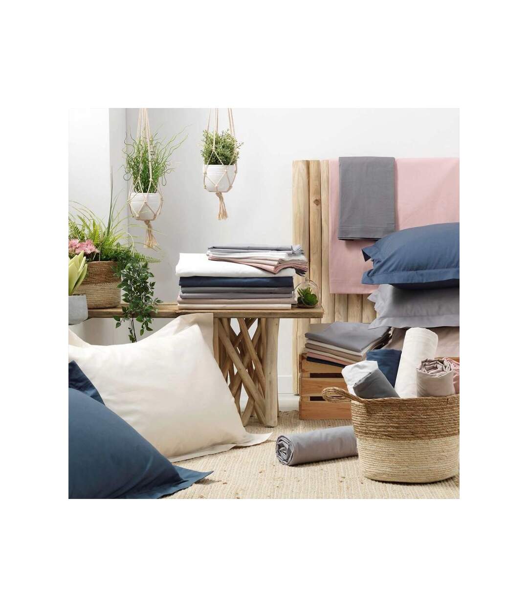 Drap Plat Percaline 240x300cm Lin