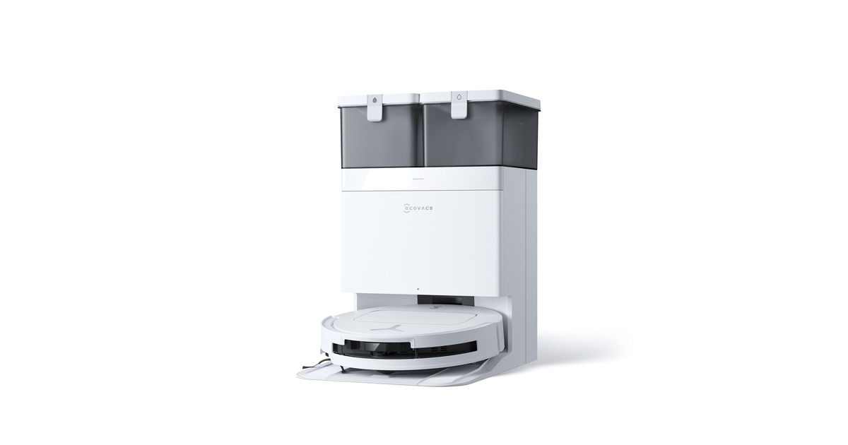 ECOVACSDEEBOT T50 OMNI robotstofzuiger  (Wit, 15000 Pa)