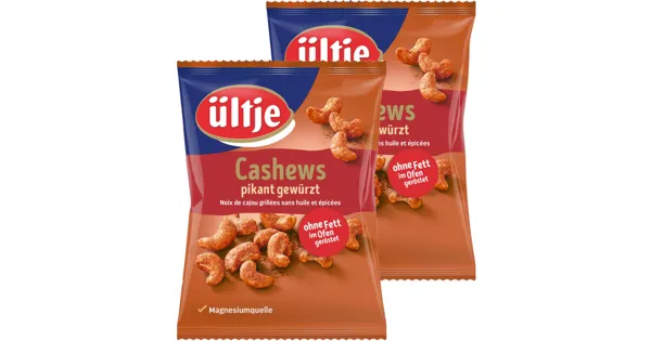 ültje Cashews pikant 2x150g