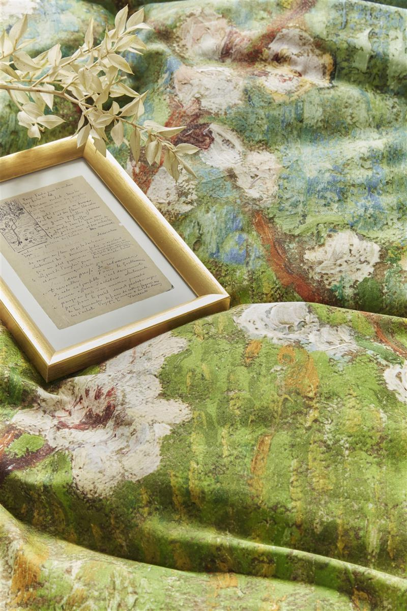 Bettwäsche PEACH TREES Satin 135x200 cm, mit 1 Kissen