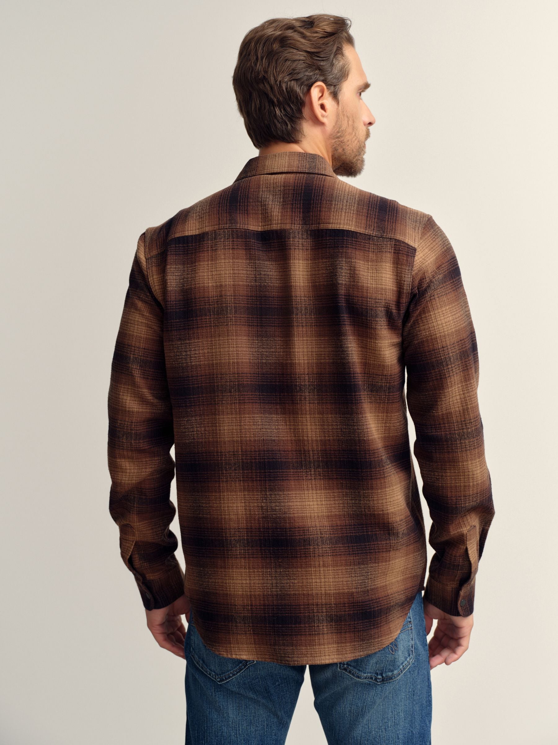 Bruin - Western Style Long Sleeve Check Shirt