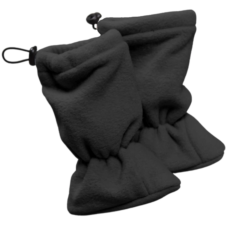Hoppediz Babyschuhe Fleece-Booties anthrazit