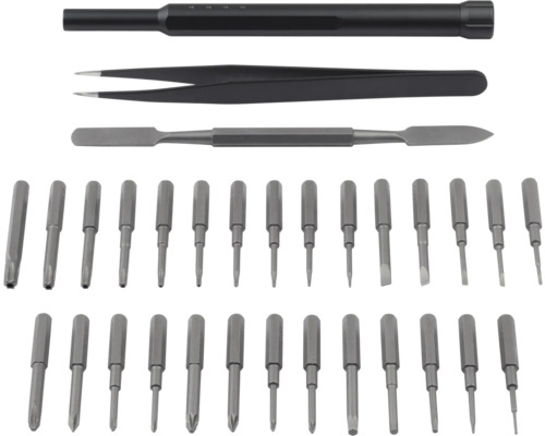 Precisiemonteursbitset 30-in-1 in aluminium box