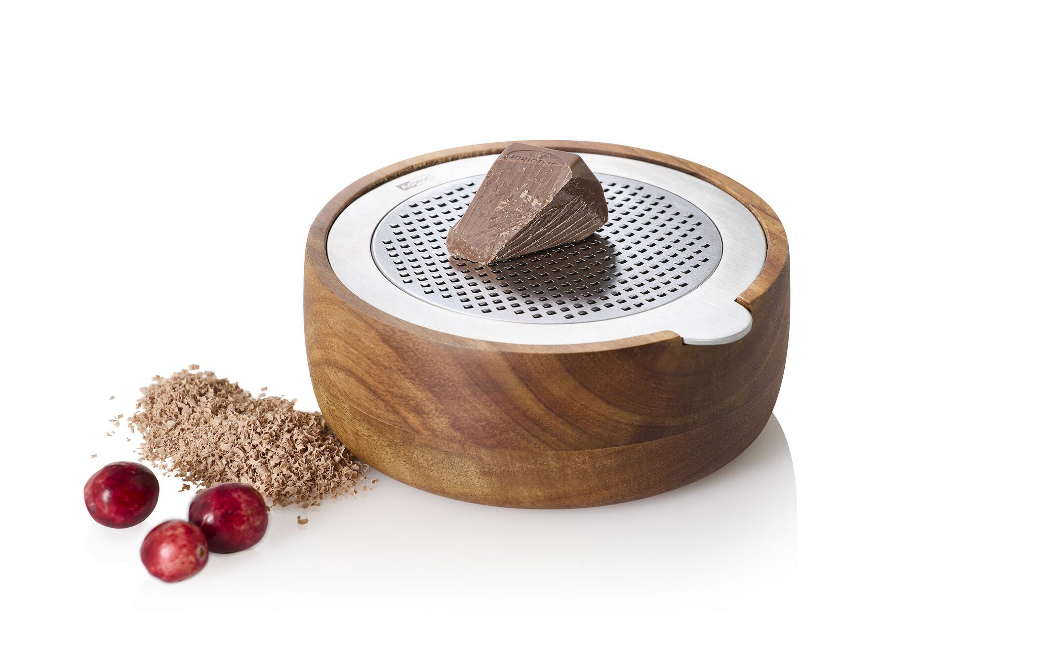Handreibe Cutn Serve Ø 13,3 cm, Braun/SilberTisch-Feinreibe