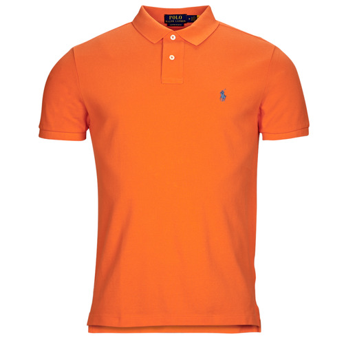 Polo Ralph Lauren - POLO AJUSTE DROIT EN COTON BASIC MESH Naranja