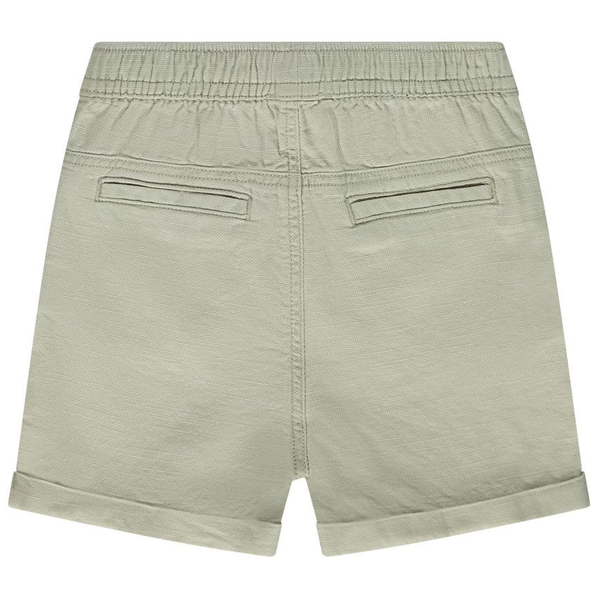 Bermuda en coton texturé pour bébé garçon - Beige