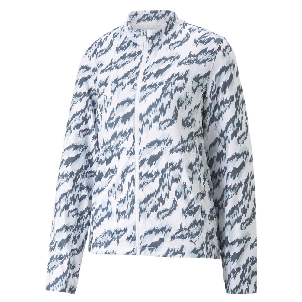Puma Veste Blanche/Bleu Femme Puma Animal Jacket