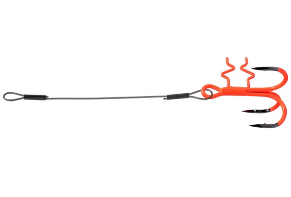 BKK Assist Spear Softbait Stinger 7x7 Wire Zander UVO 7kg (0.36mm) (2 Pièces)