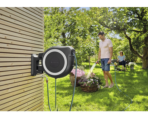 GARDENA RollUp XL wandslangenbox, exclusief, inclusief Classic Multi-Showerkop