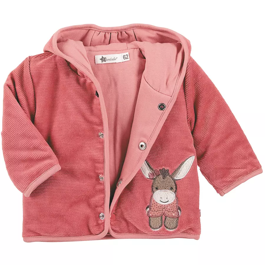 Sterntaler Kapuzenjacke Nicki Emmily hellrot