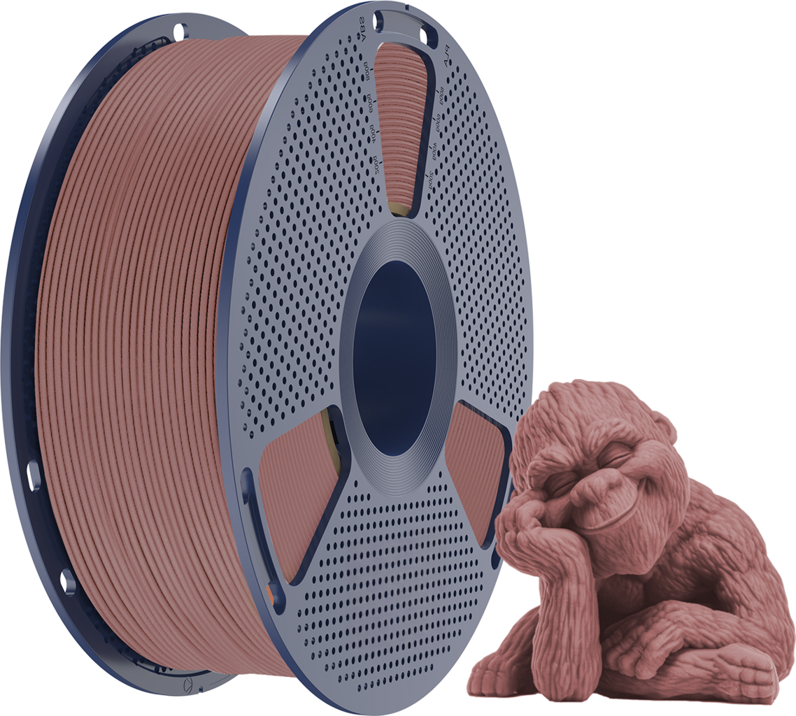 SUNLU  PLA Cherry Wood, 1,75 mm / 1000 g    PLA Filament mit 15 % Holzpulver