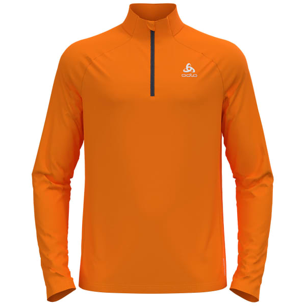 T-shirt running ODLO ESSENTIAL CERAMIWARM MIDLAYER 1/2 ZIP ORIOLE