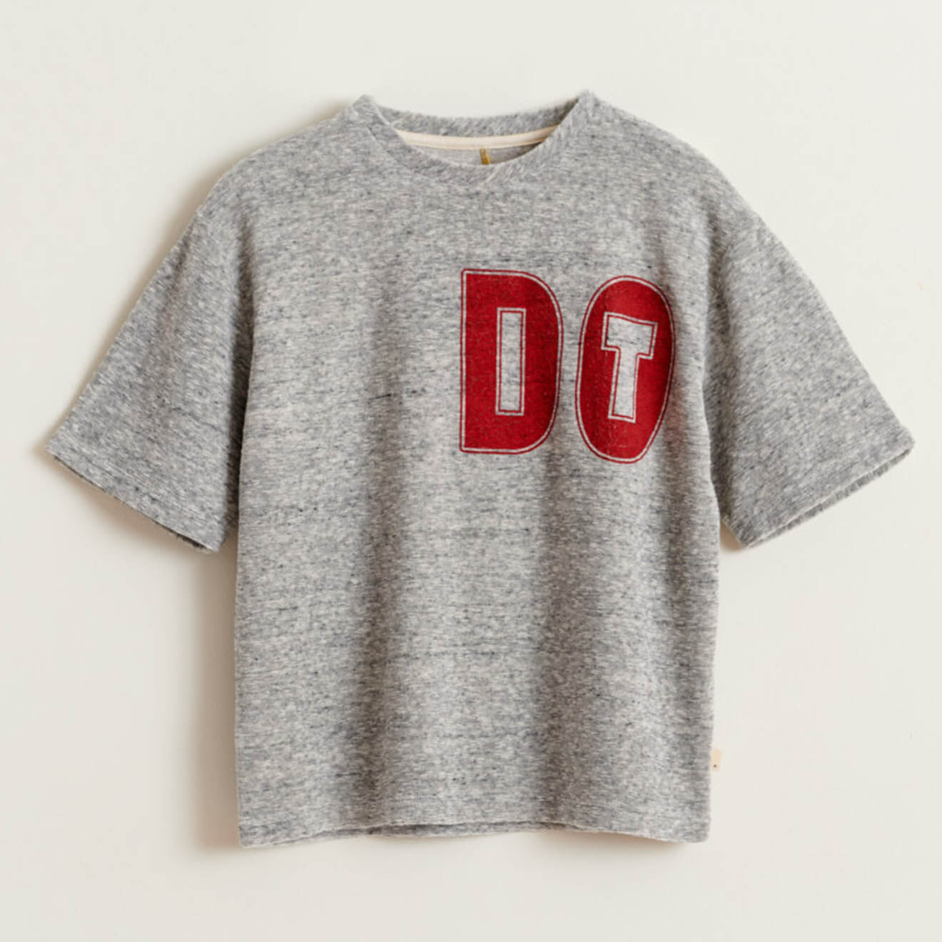 Bellerose T-Shirt en Coton Vopa chiné gris