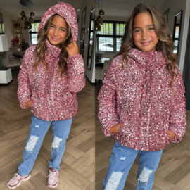 Ultimate paillet jacket - Pink