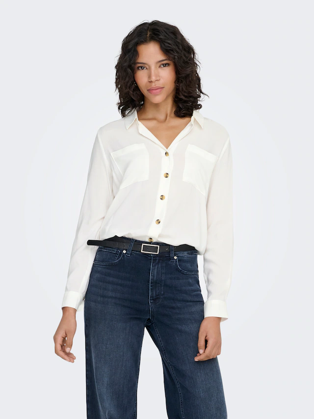 ONLY Hemdbluse »ONLYASMIN SHIRT L/S WVN NOOS«