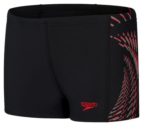 Maillot de Bain Speedo Plastisol Placement Noir/Rouge