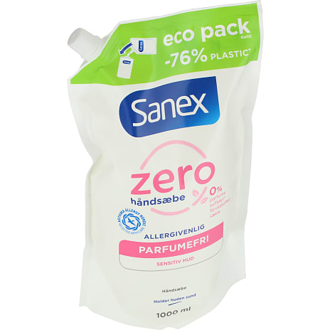 Håndsæbe parfumefri refill