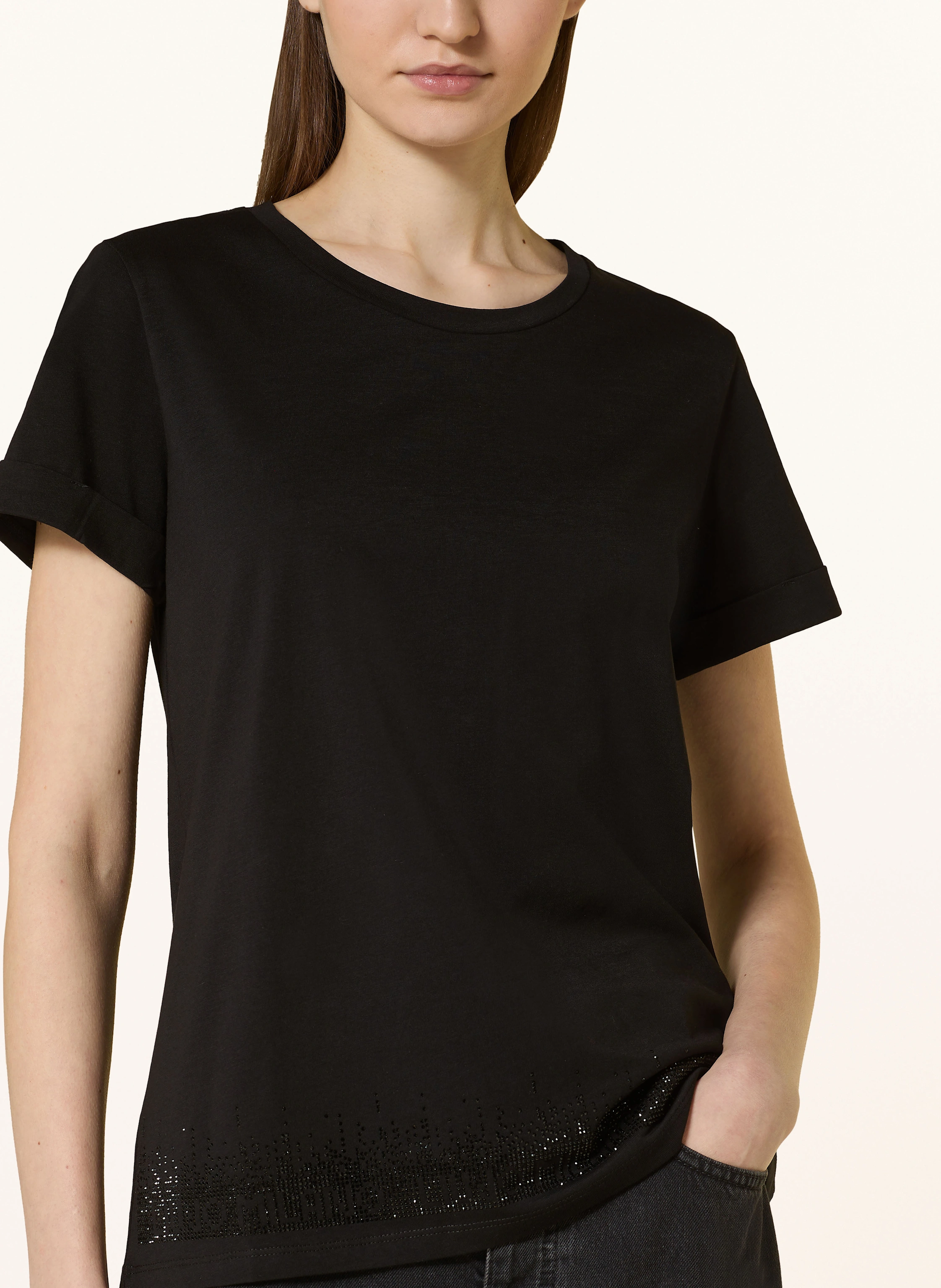 LIU JO T-Shirt mit Schmucksteinen