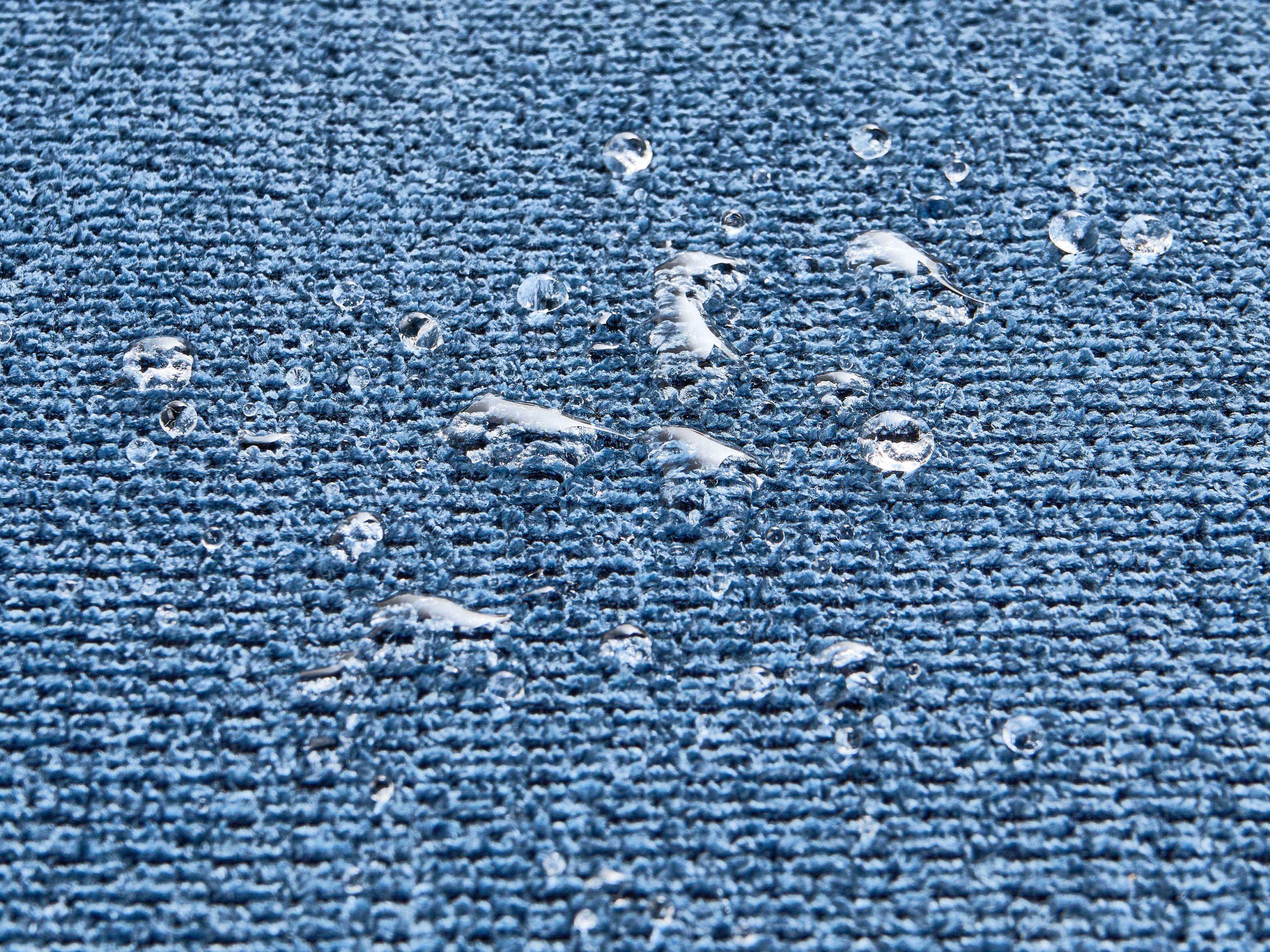 Schoenenbankje SOLVANG Stof Blauw met opbergruimte
