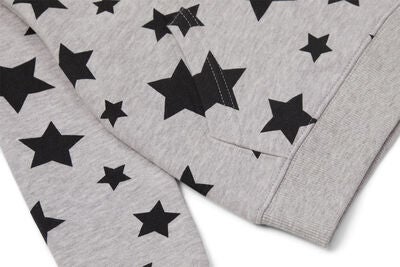 Luca & Lola Igor Hoodie, Grey Melange/Stars