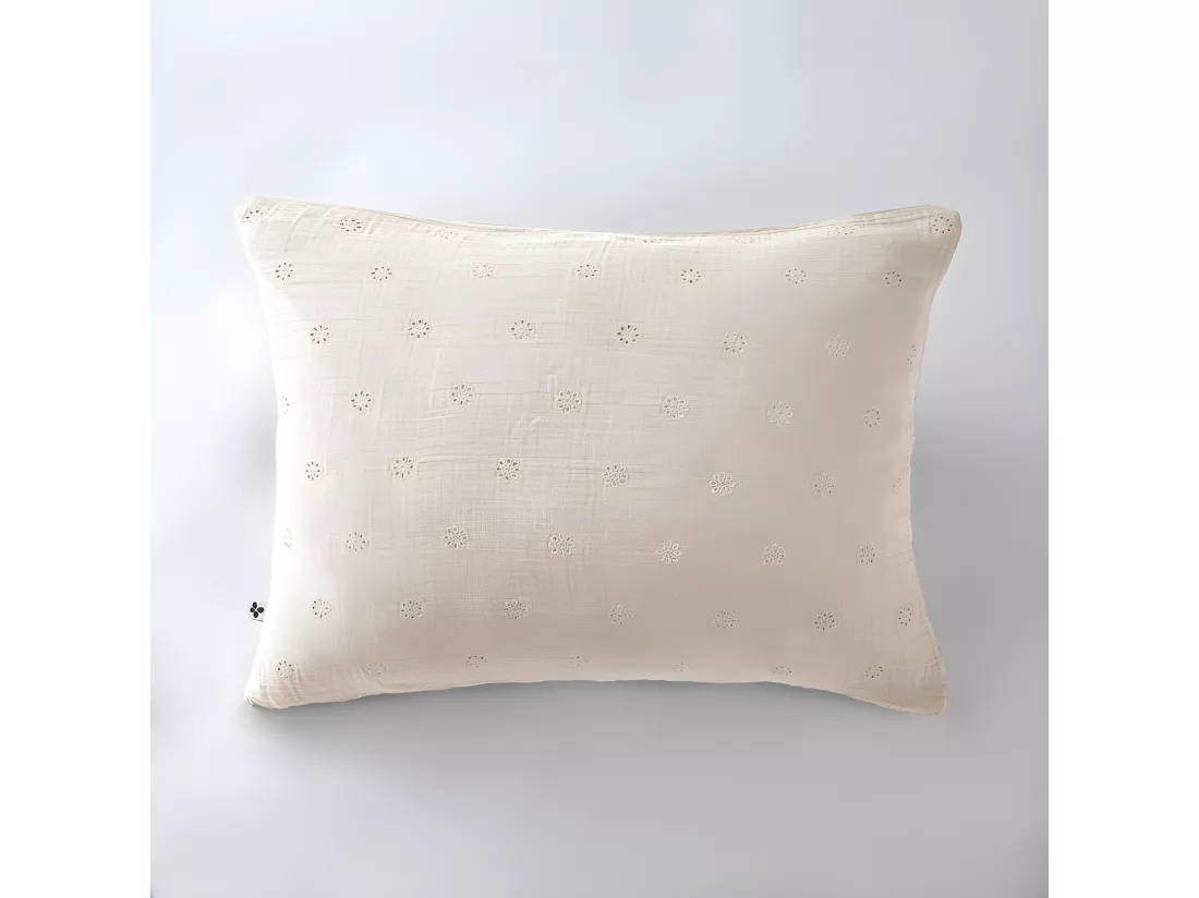 Taie d'oreiller Brodée Déco