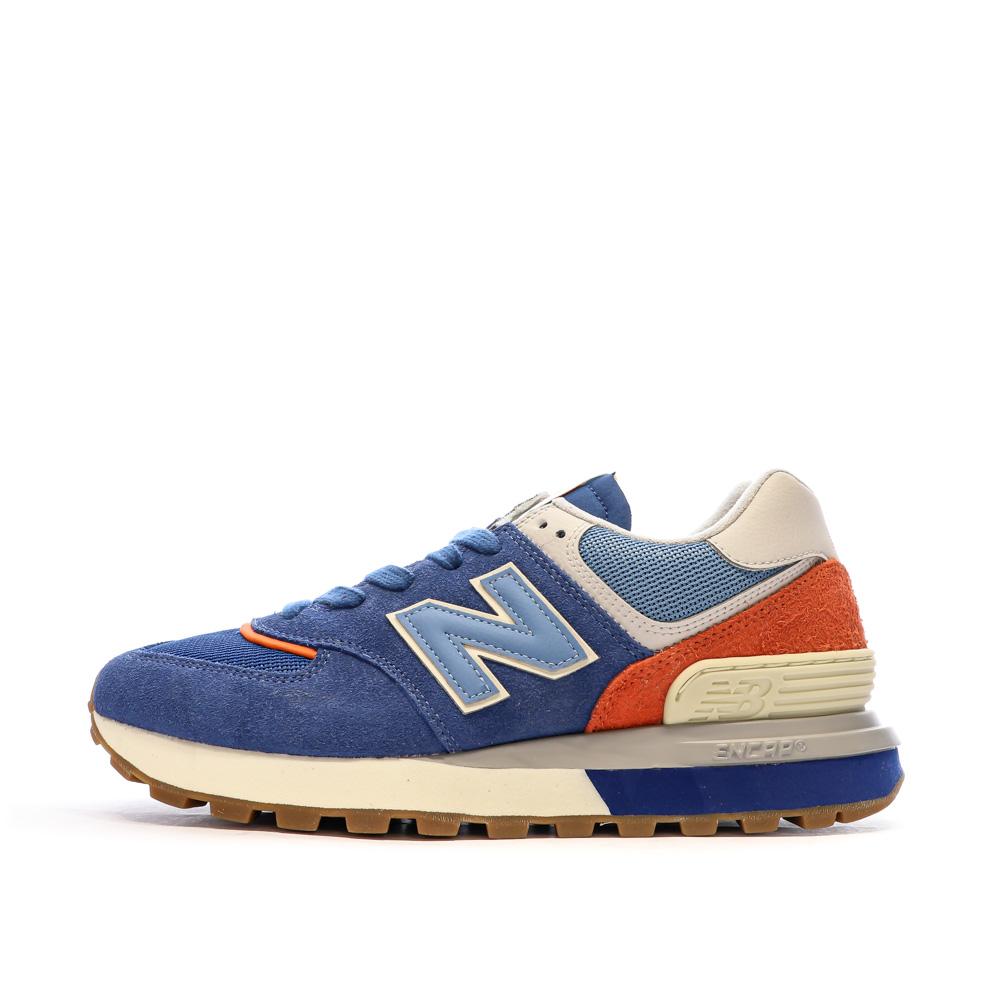 New Balance Baskets Bleu/Orange Homme New Balance 574